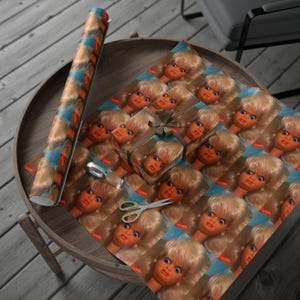 Doll Meme Wrapping Paper: Funny Novelty Gift Wrap image 5