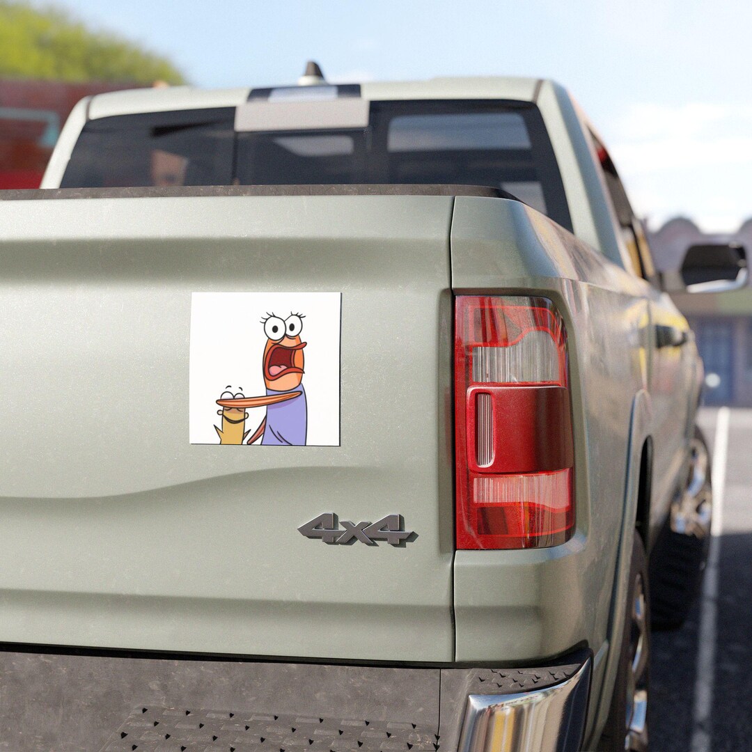 Funny Meme Car Magnet Bumper Sticker 5 X 5 Etsy