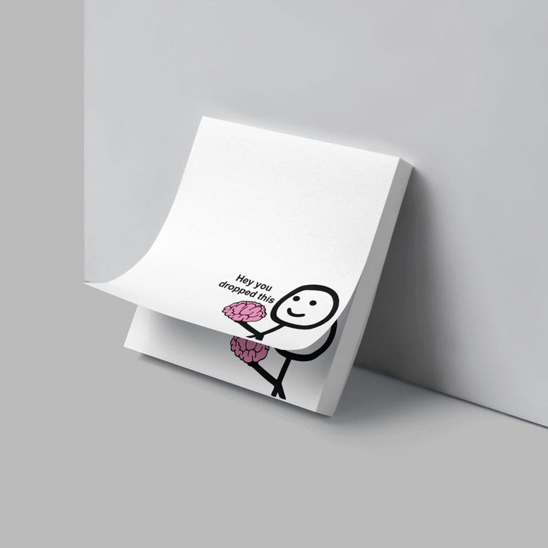 Funny Work Sticky Notes - Office Humor Post-it Note Pad - 4
