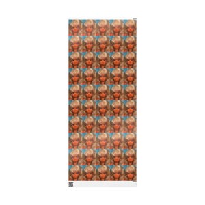 Doll Meme Wrapping Paper: Funny Novelty Gift Wrap 30" × 72"
