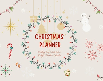 Christmas Planner Printable | Holiday Organizer