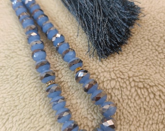 Handgemaakte kristallen gebedskralen Tasbih: elegante rozenkrans cadeauset