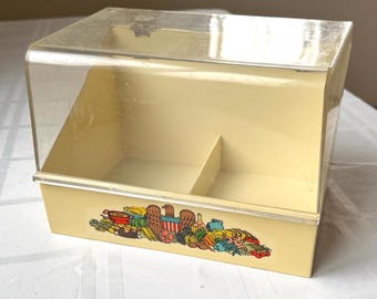 Vintage McCall Recipe Box Americana Eagle Recipe Box Retro Kitchenalia