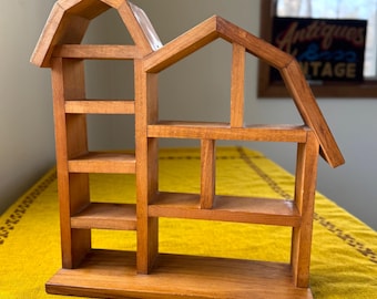 Vintage Barn Shaped Trinket Display