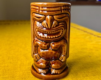 Vintage Ceramic Tiki Mug