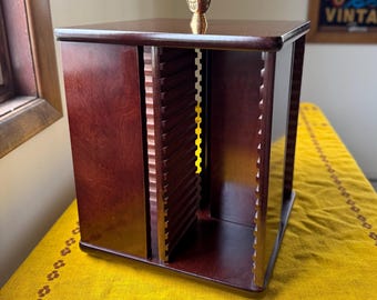 Vintage Bombay Company Rotating CD Rack