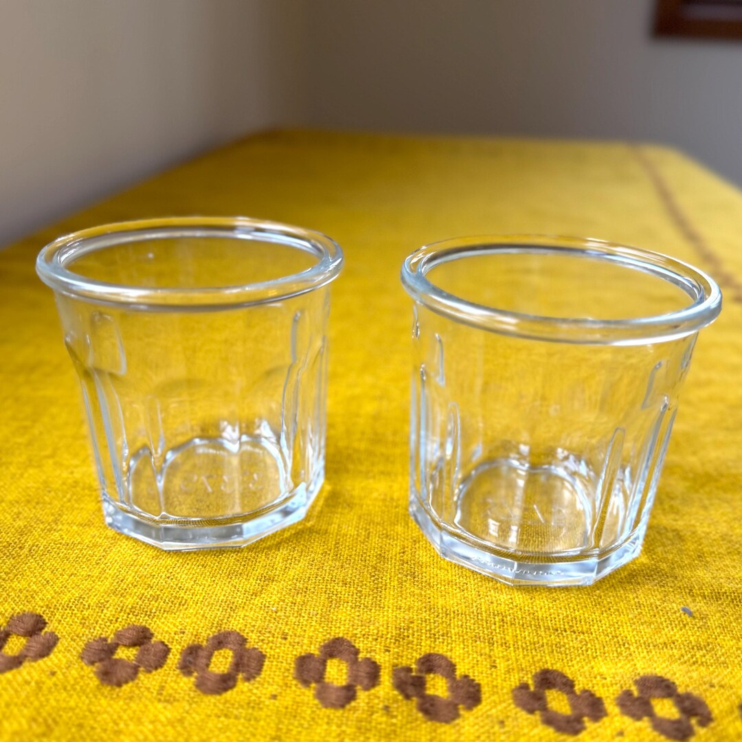 Vintage Luminarc 375 France 10 Panel Working Glass - Set of 2 - Etsy