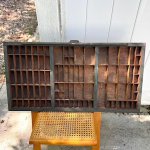 Antique Printer&#39;s Tray