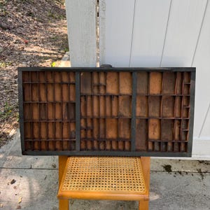Antique Printer&#39;s Tray