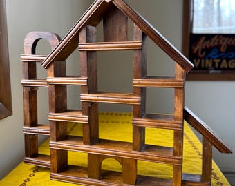 Vintage husformad prydnadsuppvisning