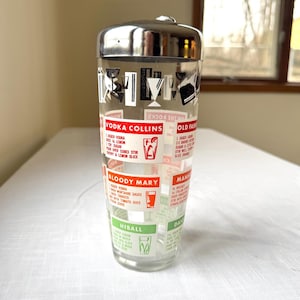 MCM Glass Cocktail Shaker Barphenalia