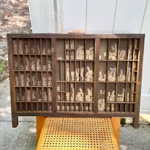 Antique Hamilton Mfg. Co. Printer&#39;s Tray