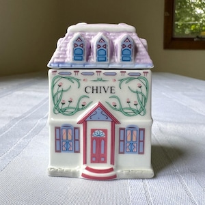 Lenox Spice Village Chive Spice Jar - 2nd Edition