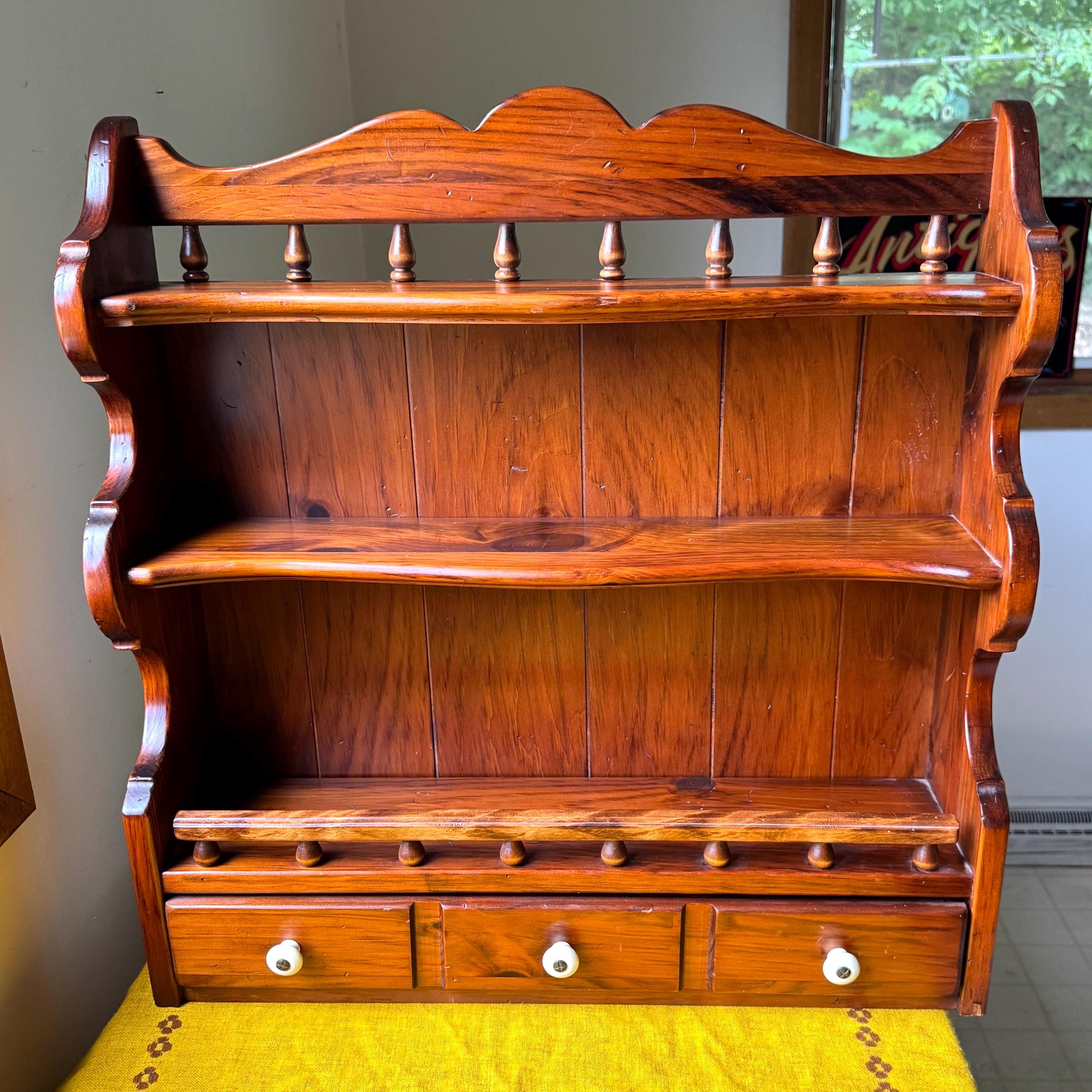 Ethan Allen Corner Cabinet - Etsy