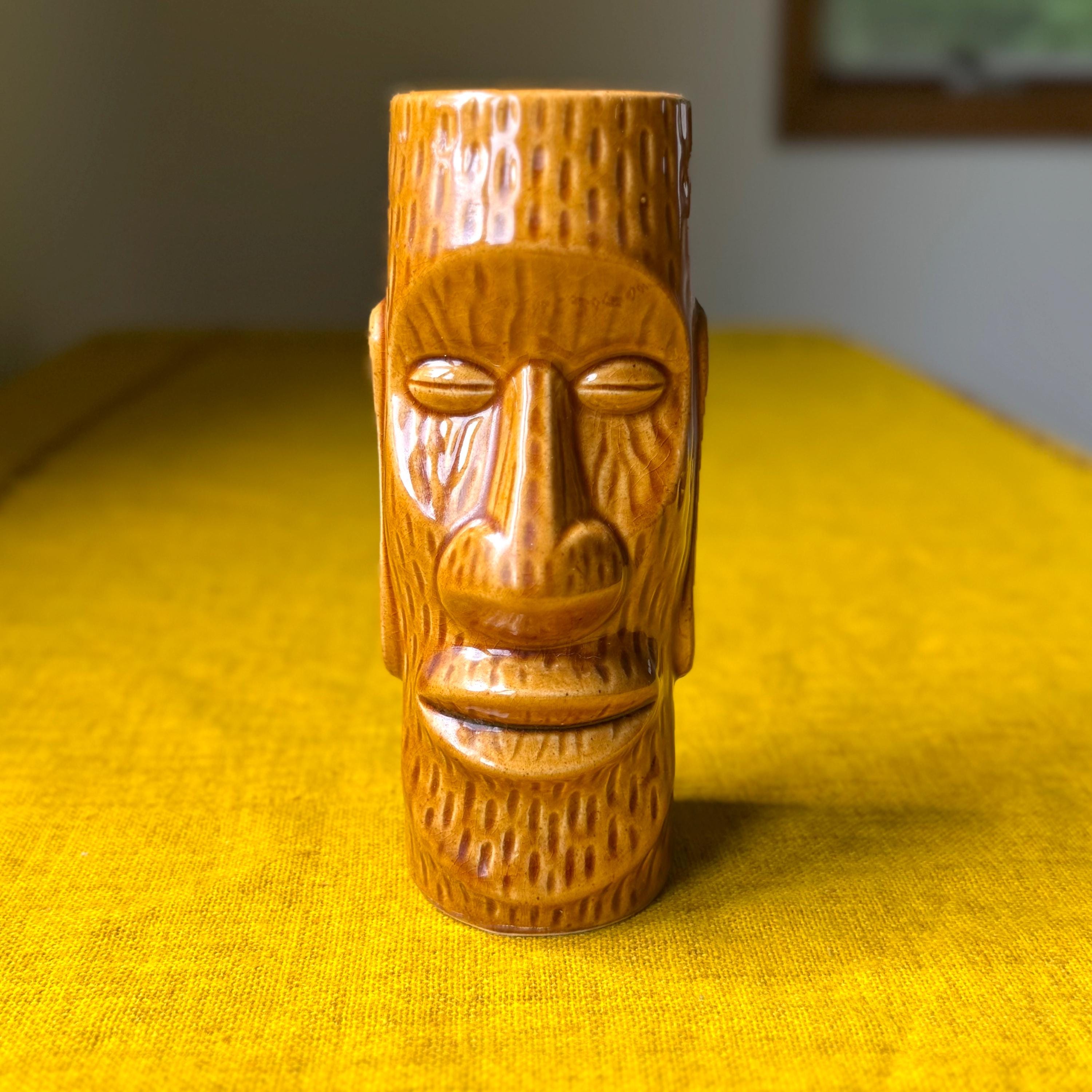 Vintage Orchids of Hawaii Moan Head Tiki Mug - Etsy
