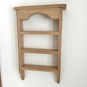 Vintage Wooden 3 Tier Wooden Spice Rack