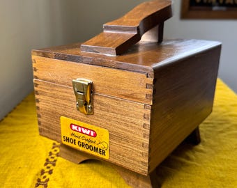 Vintage Shoe Shine Kit with Accessories