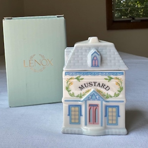 Lenox Spice Village Mustard Spice Jar - 2nd Edition