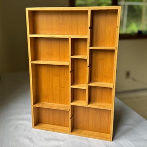 Bamboo Shadow Box Organizer