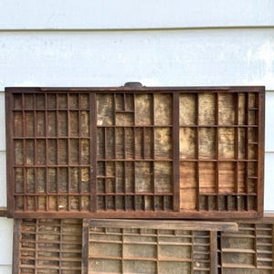 Vintage Printer&#39;s Tray