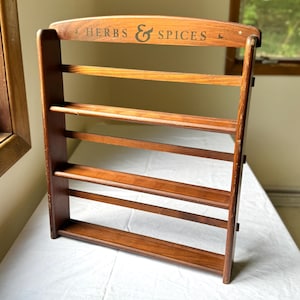 Vintage McCormick ‘ Herbs & Spices’ Spice Rack