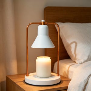 Minimalistische Kerzenwärmer-Lampe, flammenlose Wachsschmelz-Aromatherapie-Ambienteleuchte
