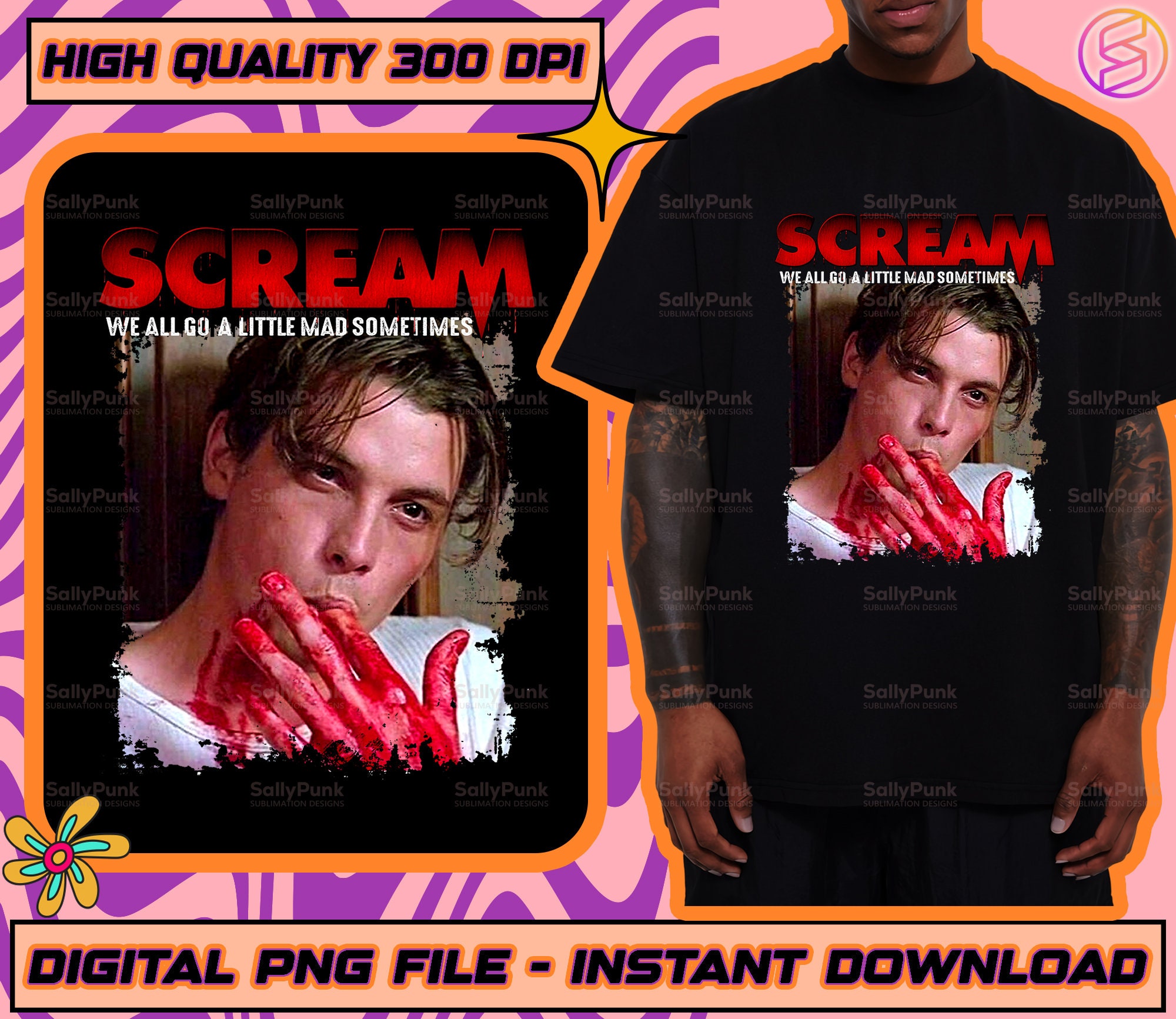 Hello New York City Ghostface Scream 6 Poster, Gifts For Horror Movie Fans  - Allsoymade