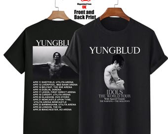 Yungblud T Shirt, Idols The World Tour 2026, YUNGBLUD Jumper, Music Lover Tee Top, Yungblud Fans Tee Top