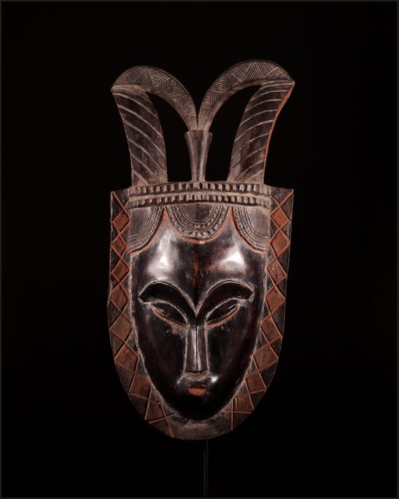 Mask from Africa (Baule/Ivory Coast)