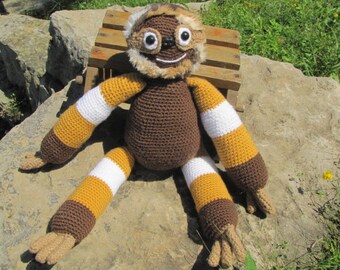 Amigurumi Crocheted Sloth