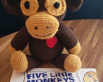 Amigurumi Crocheted Monkey