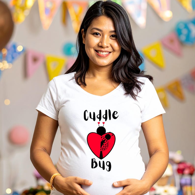 Cuddle Bug Ladybug Clipart: Hand-drawn PNG Stickers for DIY Crafts ...