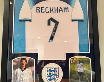 David Beckham Signed Custom Jersey with Fivestar COA