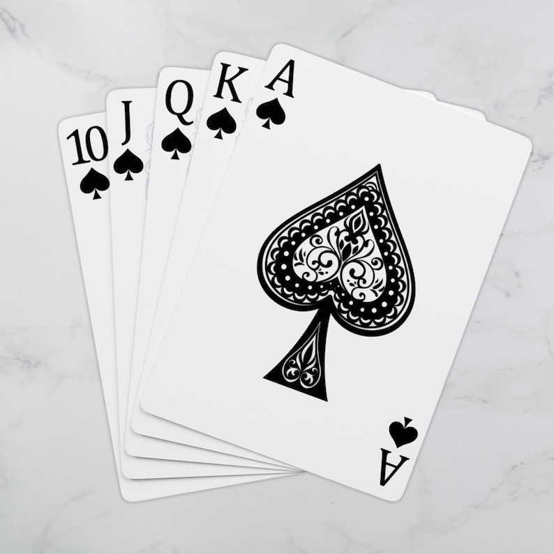 Custom Playing Card Deck Design Botanical Illustration Minimalist Style ...