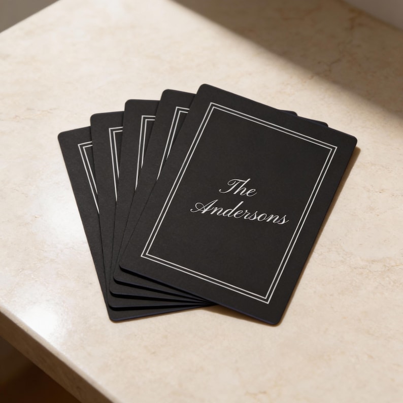 personalized playing card, card game night, night family gift, gift custom deck, deck poker set, set wedding favor, favor display case, case premium cardstock, cardstock luxury design, design monogrammed collection, collection elegant style, style anniversary present