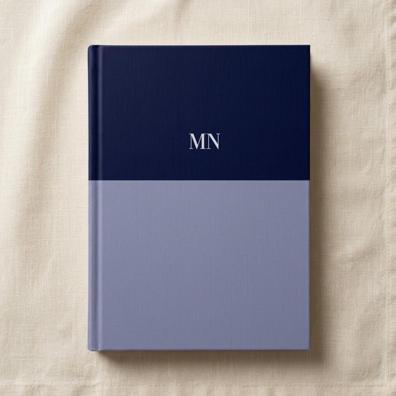 Personalized Monogram Notebook Custom Initial Journal Lined Pages ...