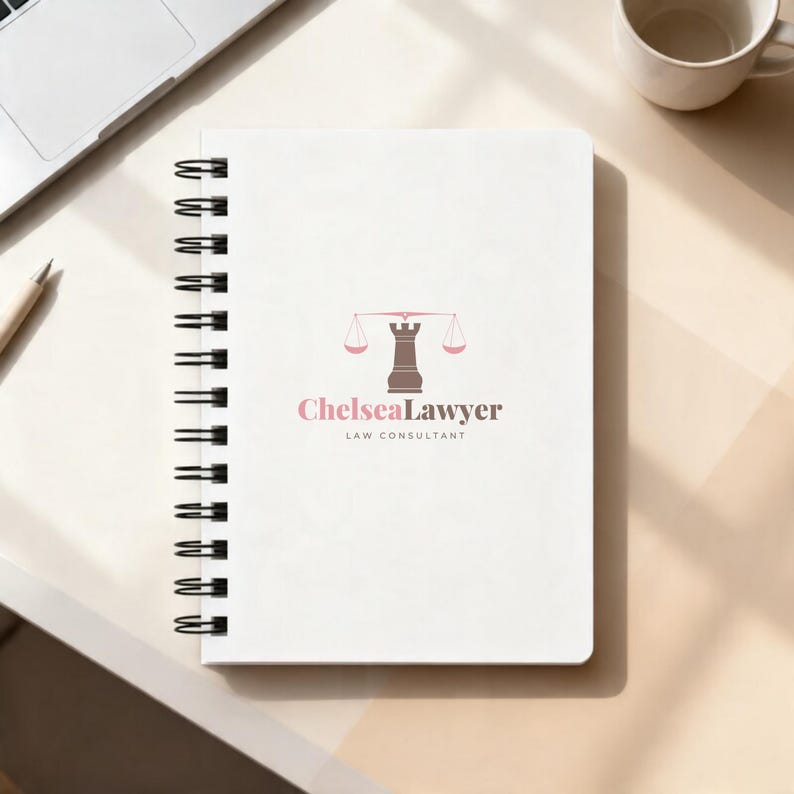 professional desk notebook mockup for lawyer doctor realtor teacher nurse therapist consultant entrepreneur, personalized spiral journal on executive office workspace, custom business notebook for attorney office manager assistant planner, branded writing pad for corporate professional gift, office desk stationery for small business owner, coach mentor accountant, elegant workspace notebook for all professions