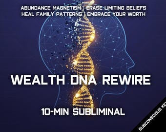 Wealth DNA Rewire Subliminal Audio: Abundance Magnetism (MP3 Download)