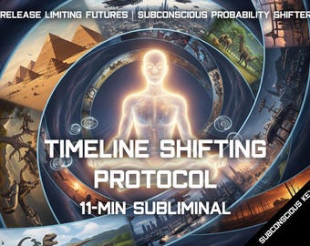 Timeline Shifting Protocol Subliminal (11 Min)  Release Limiting Futures | Subconscious Probability Shifter