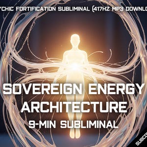Sovereign Energy Architecture | 9-Min Psychic Fortification Subliminal (417Hz MP3 Download) image 1