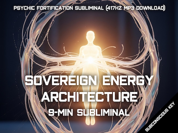 Sovereign Energy Architecture | 9-Min Psychic Fortification Subliminal (417Hz MP3 Download)