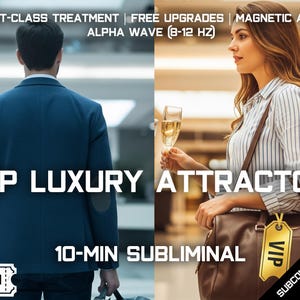 VIP Luxury Attractor Subliminal (10 Min) | First-Class Treatment | Free Upgrades | Magnetic Aura