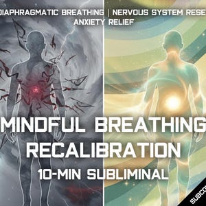 Mindful Breathing Recalibration Subliminal (10 Min) | Diaphragmatic Breathing | Nervous System Reset | Anxiety Relief