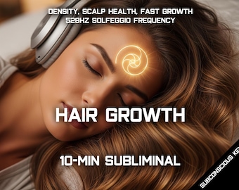 Subliminale audio haargroei: dichtheid, gezondheid hoofdhuid, snelle groei (mp3- en pdf-gids)