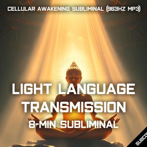 LIGHT LANGUAGE TRANSMISSION | 8-Min Cellular Awakening Subliminal (963Hz MP3)