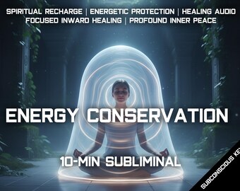 Energy Conservation Subliminal (10 Min) | Spiritual Recharge | Energetic Protection | Healing Audio