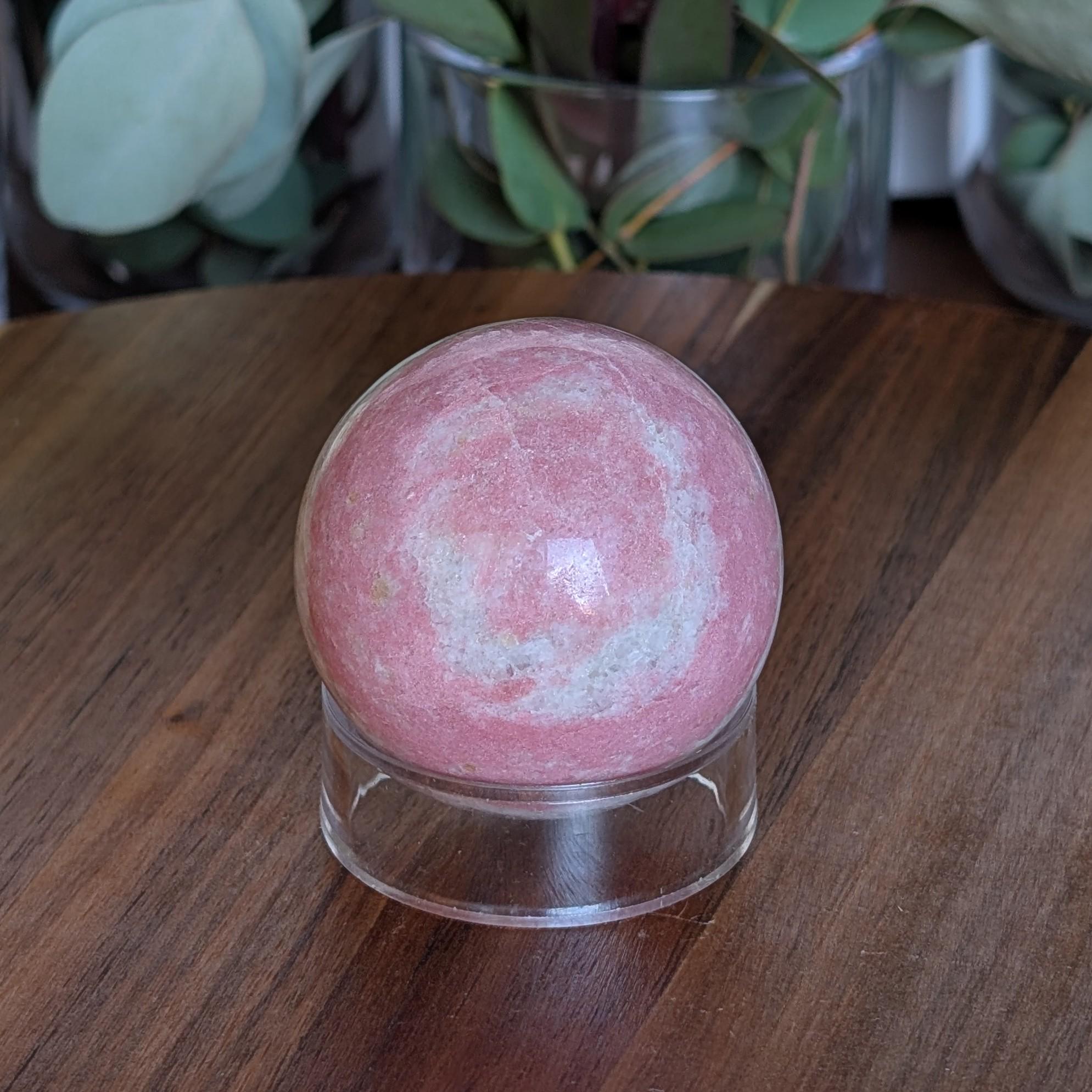 Thulite Sphere - Etsy
