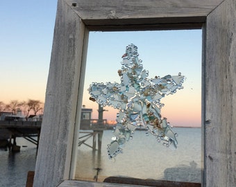 Star fish in soft tones of beach glass