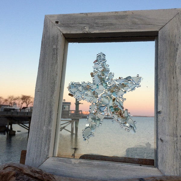 Star fish in soft tones of beach glass