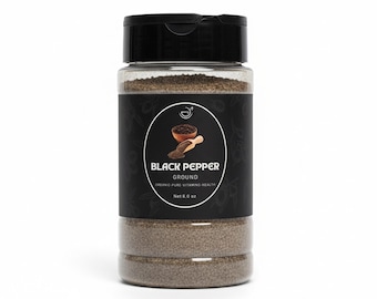 Organic Black Pepper – Cooking Spice, 8.0oz